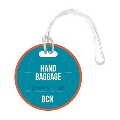 Digital Mini Round Bag Tag 2x2